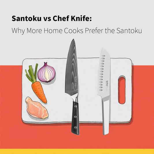 Santoku VS Chef Knife: Why More Home Cooks Prefer the Santoku
