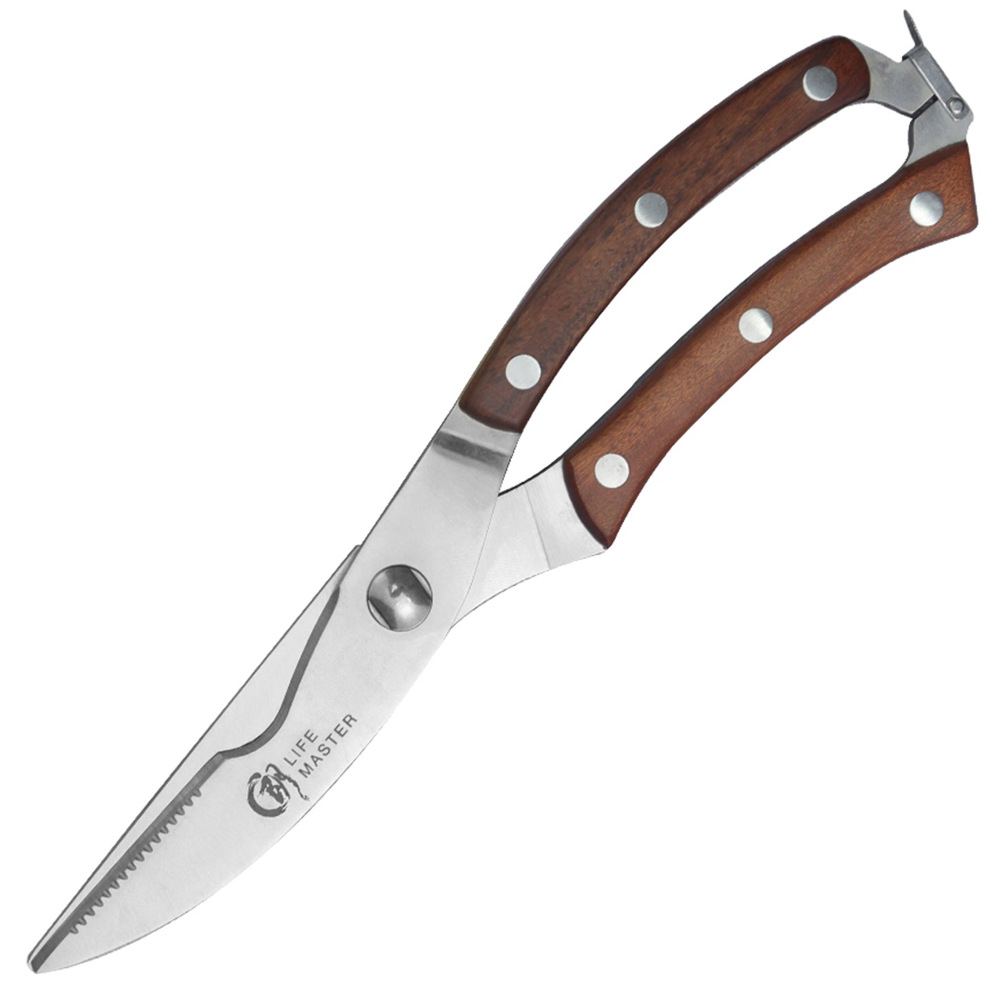 IGNITED CUTLERY Heavy-Duty Poultry Shears – Multi-Purpose Kitchen Scissors for Cutting Chicken Bones & Fish