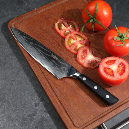 Damascus chef knife