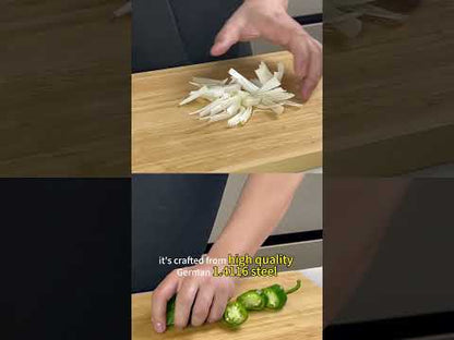 IGNITED 5-Inch Boning Knife – German 1.4116 Stainless Steel, Olive Wood Handle, Triple-Riveted, Precision Meat & Poultry Trimming Knife